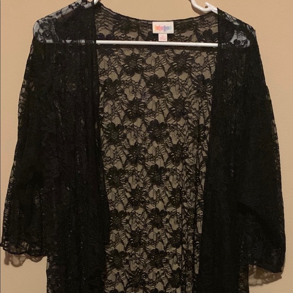 LuLaRoe Sweaters - LulaRoe Black Lace Shirley